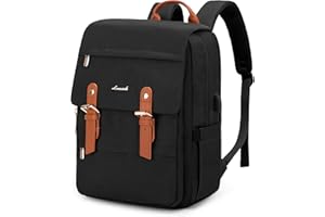 LOVEVOOK Plecak na laptopa, portfel, vintage, podróżny, plecak na komputer, damski, modny, 43,2 cm, plecak podręczny, torba nauczycielska do pracy