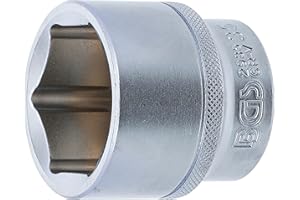 BGS 2935 - Douille pour clé, six pans, Argent, 12,5 mm (1/2"), 35 mm