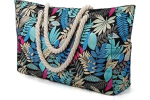 Deciniee Borsa Mare Grande XXL Famiglia: Impermeabile Borsa da Spiaggia Donna - Pieghevole Beach Tote Bag per Viaggio Spiaggia Shopping
