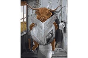 DIAMOND PAINTING FAN HOUSE Fan House Pintar por Numeros Adultos, DIY Pintura por Números, Kit de Pintura al óleo de Lienzo DIY para con Pinceles, Paint by Numbers Pigmento Acrílico 40 x 50cm,sin Marco