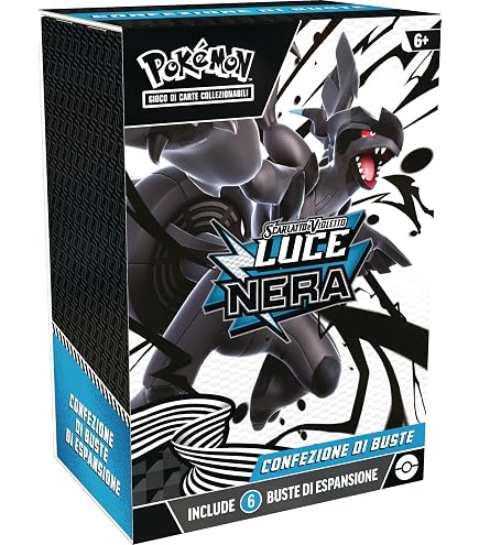 Pokémon JCC – Pack Booster Écarlate Et Violet – Évolutions Prismatiques – 6 Enveloppes – 60 Cartes – Édition Italienne