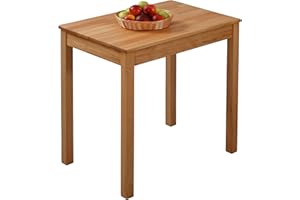 ‎KROK WOOD Krok Wood Esstisch Tomas aus Massivholz (Buche, 70 x 50 x 75 cm)