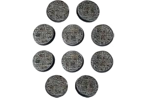 War World Gaming Fantasy Village - Socles Ronds en Pavés x 10 (25mm) - 28mm Wargaming Diorama Maquette Bataille Médiéval Moyen Âge Wargames Figurines Effet Pierre
