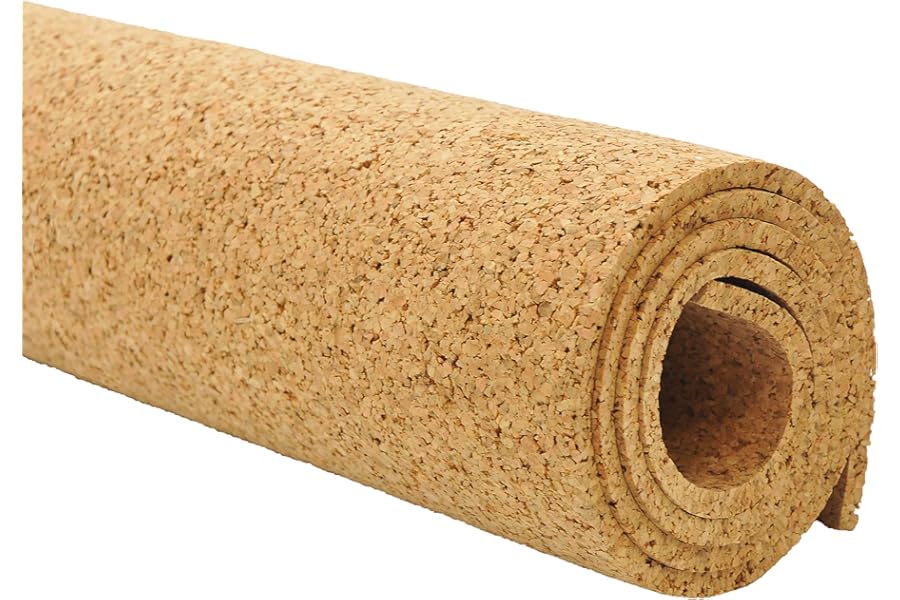 Medium Density Cork Roll - 1 Meter x 300mm - 2mm Think