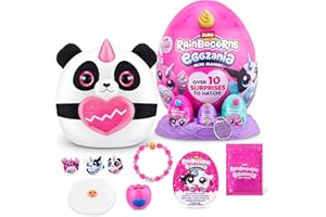 Rainbocorns Eggzania Mini Mania, (Panda) Jouets pour Filles, peluche