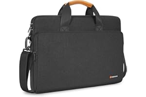 NIDOO 14 15 Pouces Sac à Bandoulière Sacoche Ordinateur Portable Sac à Main Mallette pour 14" 15" MacBook Air Pro/Surface Laptop 5 4/14" ThinkPad X1 Carbon｜Yoga/ThinkPad P14s T14 E14 L14 /Yoga 7 9i 7i