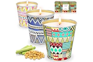 SOPHTAIGT Citronella Candles Outdoor Large, 27.6oz Citronella Fragrance Candle Set, 210 Hrs Burning, Scented Soy Wax Candle Summer Gifts for Home Garden Patio Yard Balcony Camping BBQ