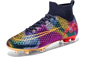 BLBK Buty do piłki nożnej, uniseks, profesjonalne buty piłkarskie, męskie, outdoorowe, chłopięce, odpowiednie do sztucznej trawy, buty treningowe dla dzieci