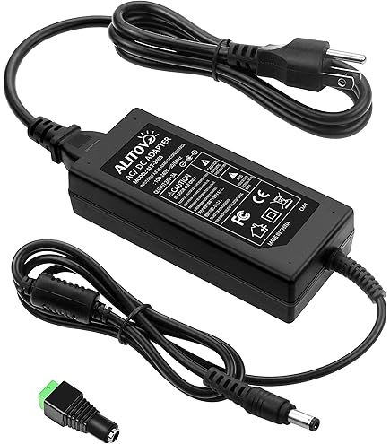 JOYLIT 24V 3A Power Supply 72W, 110-240V 50/60Hz AC To DC 24 Volt 3Amp Adapter With 5.5 X 2.1mm