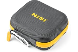 NiSi Caddy II Filtertasche Rundfilter Filter Pouch - Filter Tasche für 8 Zirkulare Filter bis zu Max 95 mm Durchmesser (Versiegeltes wasserdichtes Material mit Haken)