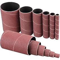 100 Anneaux De Papier Sablé Grain 80 - Pour Tige 12 Mm, Idéal Ponçage Fin, Meuleuse électrique