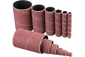 Shineboc 12PCS Aluminium Oxide Sanding Sleeves for Oscillating Sander, 80 Grit