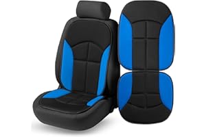 Walser car seat cover Novara Universal seat cover and protective pad in black Blue Seat protector for cars and vans