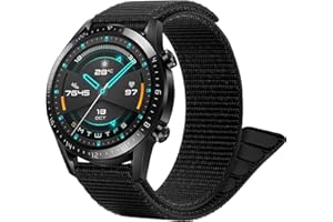 HATOLOVE Pasek kompatybilny z Huawei Watch GT2 46 mm, Huawei Watch GT, Huawei Watch GT2 Pro, Huawei Watch GT 3 46 mm/GT3 Pro 46 mm, Huawei Watch 3, Huawei Watch 3 Pro, 22 mm, nylonowy pasek sportowy do zegarka