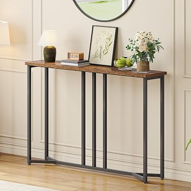 Tavolo Console A 2 Livelli YATINEY - 75x20x75 Cm, Bianco, Per Ingresso, Soggiorno O Dietro Divano