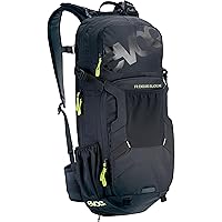EVOC FR TOUR 30l Technical Touring Backpack  Integrated Back Protector With Shock Absorption Ideal For Multi Day Tours Main Compartment With Pass Through Hydration System Slot Rain Cover Black - View #9
