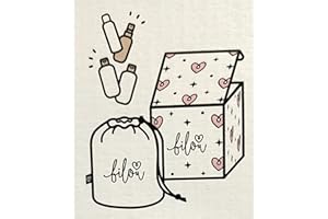 bilou Box 2021, Geschenkbox, Koffer, 2 x 100ml (Shampoo + Conditioner), 2 x 50 ml (Repair Spray + Duschschaum), 1 x Kulturbeutel + DiWa Taschenspiegel