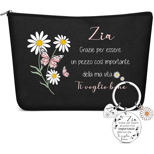 AMZQ Divertente Auntie Regali Auntie Regali di Compleanno Regali di Festa Della Mamma Per Zia Da Nipote Migliore Auntiesaurus Regali Portachiavi, Argento, Etichettalia unica