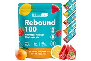 VOSIFSDIY Electrolyte Powder Sachets 30PCS, Hydration Nutrition, Electrolyte Mix, Gut Eye Health, Muscle Comfort, Sugar Free, Zero Calorie, Vegan Friendly, 5 Flavors, Rebound 100%