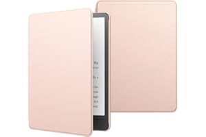 MoKo Case for 6.8" Kindle Paperwhite (11th Generation-2021) and Kindle Paperwhite Signature Edition, Lightweight Shell Cover with Auto Wake/Sleep for kindle Paperwhite 2021 E-Reader, Rose Gold
