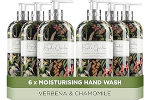 Baylis & Harding Royale Garden Verbena & Chamomile Hand Wash, 500 ml (Pack of 6) - Vegan Friendly