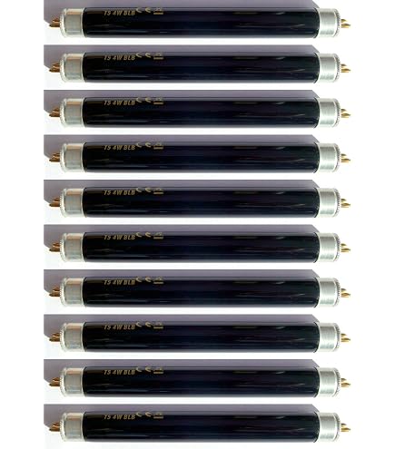 DuraBulb Lot De 10 Ampoules UV F4 T5 BLB 4W Pour Vérificateur De Billets De Banque