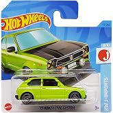Hot Wheels - '73 Honda Civic Custom - HW J-Imports 8/10 - HKG40 - Short Card - green - Mattel 2023