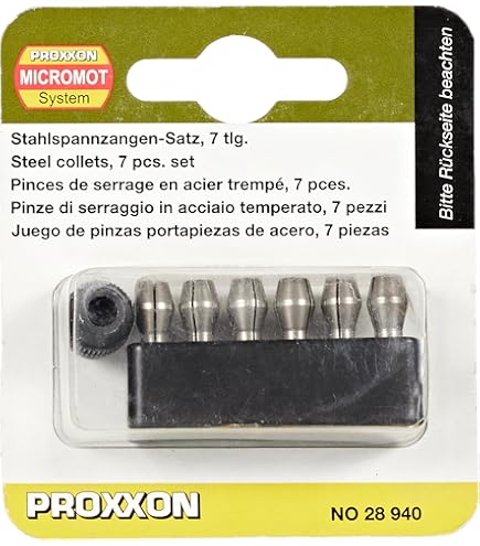 Proxxon 29024 Straight Router Bit - 1/8 Inch HSS With 3.2mm Shank For Woodworking