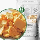 ZingyZoo Mango Essiccato Senza Zucchero | Frutta Liofilizzata | Freeze Dried Fruit Chunks Frutti di Bosco Disidratati | Gefri