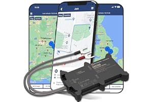 Transpoco Vehicle GPS Tracker - 12 Month Subscription Included, Easy Self Installation Car Tracking Device, Real-Time Monitoring for Car, Van, Motorbike, Caravan, Motorcycle - UK Support