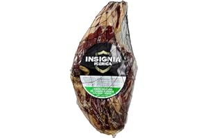 INSIGNIA IBERICA- 5 Kg Prosciutto Iberico Pata Negra dessosatto - Da Suini Ruspanti Allevati in Dehesas e 100% Processo Naturale di Stagionatura - Jamon Iberico Spagnolo