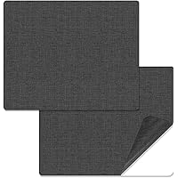 Toppe Autoadesive In Lino Grigio 3pz - Cerotti Riparazione Per Divani E Sedie 20x30cm - Foto 9