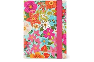 Legami - Agenda Settimanale Fotografica Mini, 12 Mesi, da Gennaio 2024 a Dicembre 2024, Chiusura con Elastico, 6 Lingue, Planner mensile gennaio 2025, Rubrica, Piano Ferie, 8x11 cm, Tema Flowers