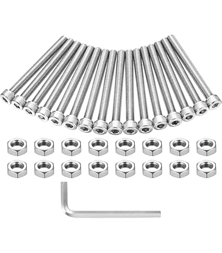 Viti Inox Cava Esagonale Testa Svasata Piana Mm.6X70 - Foto 3