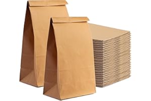 ‎TK GRUPPE TIMO KLINGLER 50x braune Beutel 20 x 13 cm - EXTRA STARK - Kraftpapiertüten Geschenktüten Kraftpapier als DIY Adventskalender - Ostern - selber machen Tüten Weihnachten zum befüllen