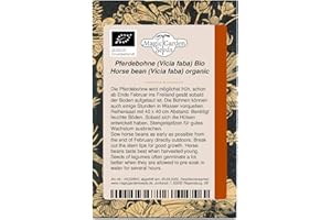 MAGIC GARDEN SEEDS Féverole, fève de cheval (Vicia faba) env. 50 semences