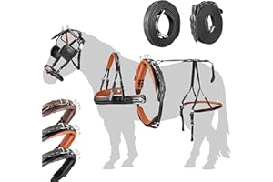 ‎ESPOSITA Esposita Einspännergeschirr „ Shettyglück “ Shettygeschirr Kutschgeschirr für Shetty Geschirr für Minishetty bis XL Shetty Fahrgeschirr für Einspänner kleines Pony