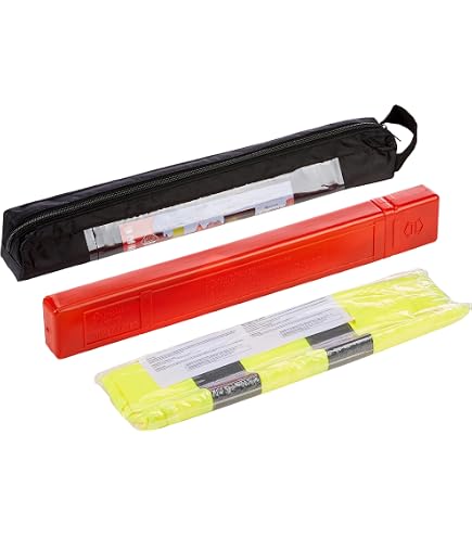 Kit Sécurité Voiture 2en1 - Gilet Réfléchissant + Triangle De Signalisation | Pliable Et Stable