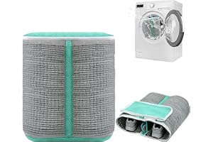 2 stycken skotvättpåsar tvättmaskin, 15 tum stor sneakers tvättpåse | 2 fack och dold dragkedja, 360° allroundrengöring, skyddar skor och trumma, för tvättmaskin och torktumlare