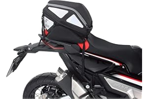 HEPCO & BECKER H&B Hecktasche Motorrad Motorradtasche Hecktasche Royster wasserdicht 27-32 Liter schwarz/grau, Unisex, Multipurpose, Ganzjährig