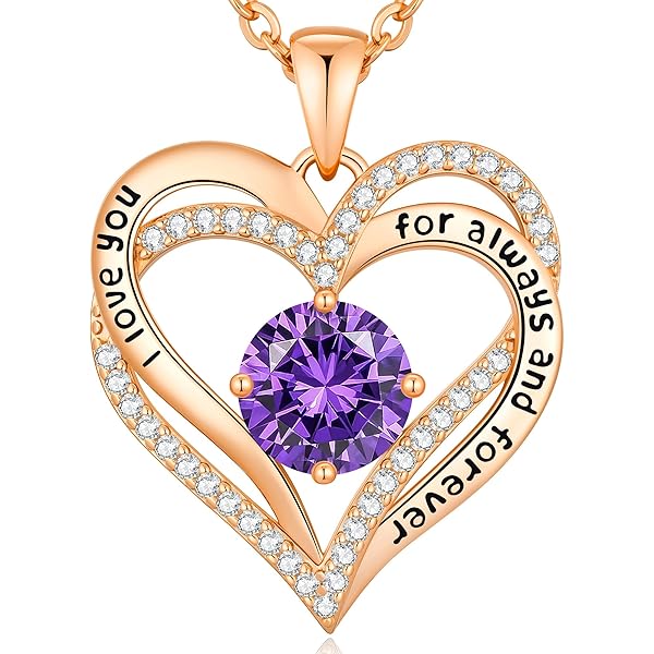 Elyana - vintage yellow gold heart pendant - je t'aime charm