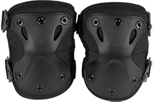 Viper TACTICAL Knee Pads Hard Shell, Lightweight 310g knee pads for work with Anti-Slip Foam and Quick-Release Straps – Ideal for Airsoft, Paintball, Hunting – Black