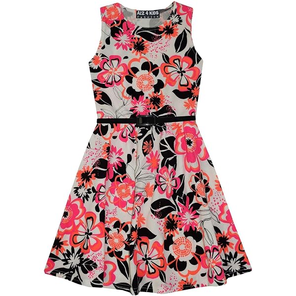 A2Z 4 Kids - Robe Midi Bodycon Fille 5-13 Ans (Plusieurs Styles Disponibles)