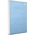 Seagate One Touch 1TB External HDD with Password Protection – Light Blue, for Windows and Mac, with 3 yr Data Recovery Services, and 6 Months Mylio Create Plan and Dropbox Backup Plan (STKY1000402)