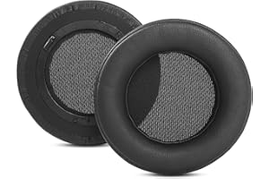 YDYBZB Ohrpolster kompatibel mit Corsair Virtuoso RGB Wireless SE Gaming-Headset, Memory-Schaumstoff-Ohrmuscheln, Ersatz, Schwarz