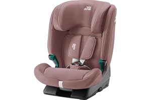 BRITAX RÖMER Fotelik dziecięcy EVOLVAFIX, z systemem ISOFIX, dla dzieci w wieku 76-150 cm (i-Size), 15 miesięcy - 12 lat, Dusty Rose