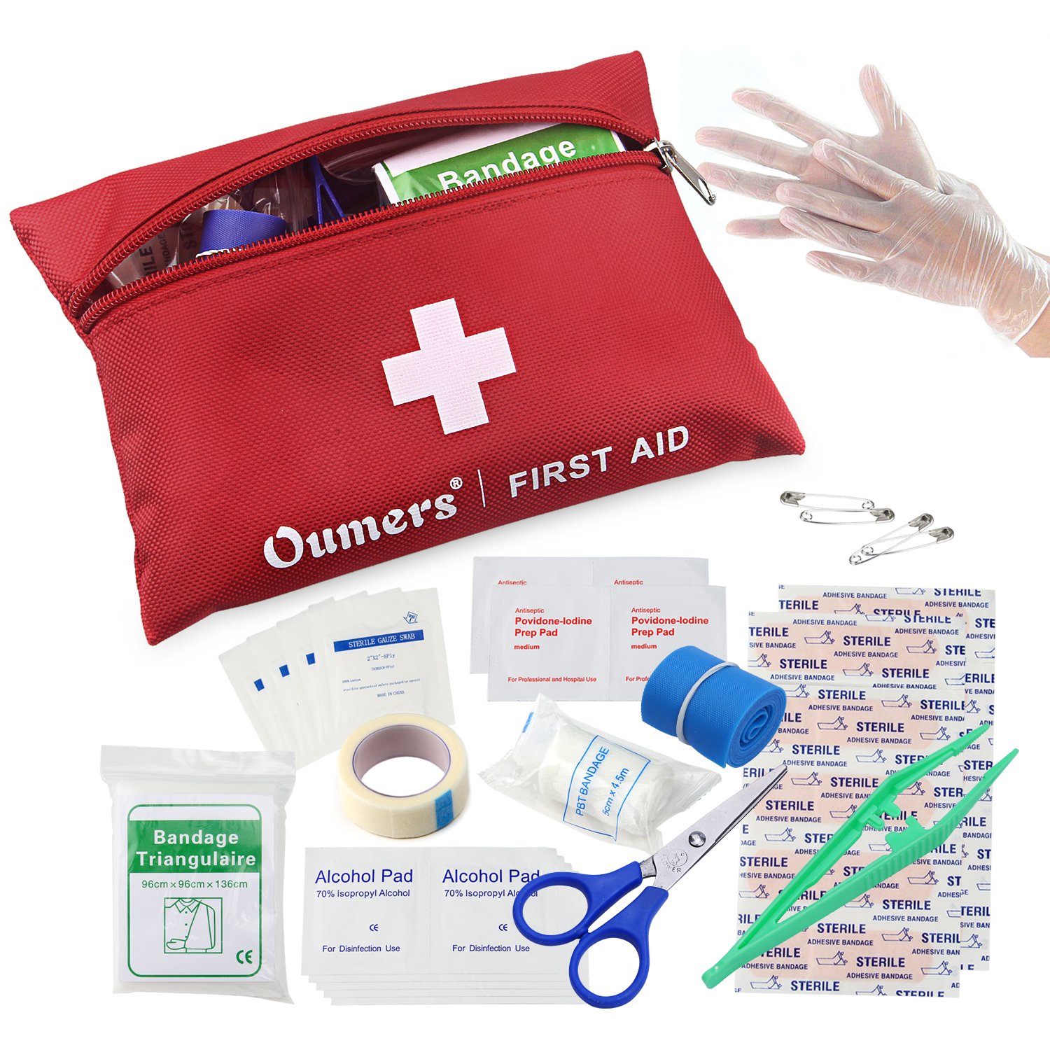 Oumers-Sac-de-Trousse-mdicales-durgence-Multifonctionnel-Trousse-de-Premiers-SecoursSoins-Professionnelle-Facile--Transporter-Impermable-Durable-Outils-de-Survie-Mini-Box