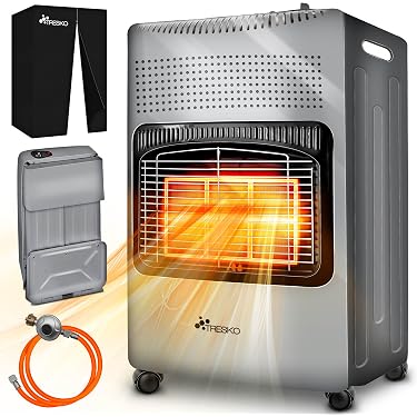 Poêle à Kérosène Relevable Windproo BL - Chauffage Extérieur Bleu - Ensemble Complet - Neuf
