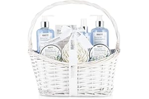 ‎BRUBAKER BRUBAKER Zestaw Kosmetyków do Pielęgnacji Urody - z Ekstraktami z Lawendy i Szałwii - Zestaw Upominkowy W Koszyku z Uchwytem