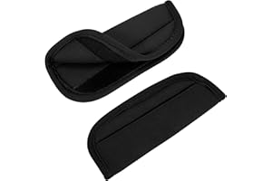 QIMEI-SHOP Baby Sicherheitsgurt Schulterpolster Gurtpolster für Kinderautositze Universal für Babyschale Kinderwagen Buggy & Autositz Schwarz